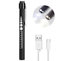 Miniatyrbillede 2 af 5: 2 stk. Genopladelig Penlight med Pupilometer LED Penlight