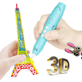 Pikkukuva 1 / 5: 3D-kynä 4-vuotiaille ja sitä vanhemmille lapsille, 3D-tulostuskynä 3D-ajatteluun