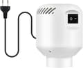 (1 styck, vit) Elektrisk luftpump för vakuumkomprimering/förvaring