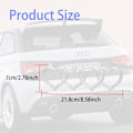Pikkukuva 6 / 6: Auton ulkoiset tunnukset 3D-tarra Soveltuu (Hopeanvärinen) Audi A3 A4 A5 A6 A8 TT R8 Q3 Q5 Q7