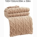 Miniatyrbillede 2 af 6: Fleecetæppe - Med Cashmere-følelse - Superblødt og varmt - Fleece Plaid - Taftstof - Fleecetæppe 150 x 100 cm - Superblødt