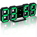 Miniatyrbild 1 av 5: 3D LED Digital Väckarklocka, 8,4\" Stor Skärm för Sovrum, med 3