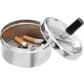Miniatyrbild 4 av 5: Askkopp Small Silver Utomhus Askkopp Krom Utomhus Askkopp Med