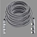 Miniatyrbillede 1 af 4: USB C Kabel 60W 2-Pak 9,8ft Nylon Flettet USB C til USB C Kabel Type C Oplader Hurtig Opladning Retvinklet USBC Kabel Opladerledning f