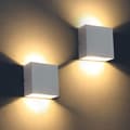 LED Vägglampor, 12W IP65 Inomhus Modern Vägglampa 2-pack Belysning L