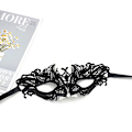 Miniatyrbild 4 av 4: Maskeradspetsmask, ofärdig ögonmasktillbehör, jul, H