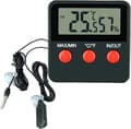 Reptil Digital Termometer Hygrometer LCD Temperatur och Luftfuktighet