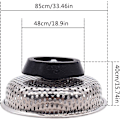 Miniatyrbild 3 av 5: 2 stycken diskho-filter, rostfritt stål avloppstopp, diskhostopp