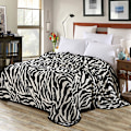 Miniatyrbild 1 av 5: Zebra-mönstrad Flanellfilt för Soffa och Säng (180*200cm)