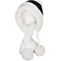 Miniatyrbillede 5 af 7: (Sort) Peruviansk Vinter Pom Pom Hue med Ørevarmer Sherpa Fleece Foring Sne Varm Skull Hat Jul til Kvinder