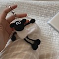 Miniatyrbilde 2 av 6: Shaun the Sheep Plysj Ryggsekk Klips, Svart og Hvit, Flott Gaveidé