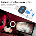 Miniatyrbilde 2 av 6: Trådløs Kontrolleradapter Stabil Bærbar Spillkontrollerkonverter for PS5 for PS4 for XBOX ONE S for Switch Pro
