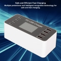 Miniatyrbillede 2 af 5: USB-opladningsstation 65W Hub med 8 porte USB A USB C PD Hurtig Multi-opladningsdock Kredsløbsbeskyttelse 100‑240V til telefoner tablet EU-stik