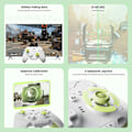 Miniatyrbild 6 av 9: Trådlös Kontroller, BIGBIG WON Rainbow 2 SE, Hall-effekt Trigger, 12-bit ADC, 3 Uppsatser av Styrspakar, 4-vägs & 8-vägs D-pad Kontroller för Switch/PC/Android/iOS Green