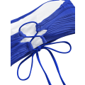 Miniatyrbilde 6 av 7: WJSMWomen 2-delt Bandeau-badedrakter Ribbet Blonder Opp Stroppeløs Bandeau Bikinisett Høytsnittede Badedrakter 5-top Only-2royal Blue XL
