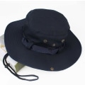 Miniatyrbilde 2 av 6: Solhatter for menn og kvinner bøttehatt UPF 50+ Boonie Hat Foldable UV-beskyttelse Fotturer Strandfiske Sommer Safari navy