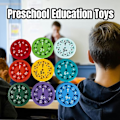 Pikkukuva 3 / 8: Matemaattiset fidget-spinnerit, matemaattisten tosiasioiden fidget-spinneri, yhteen- ja vähennyslasku fidget-spinner-lelu lapsille, matematiikan oppimis- ja koulutuslelupeli Add and subtract 9 PCS