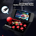 Miniatyrbild 3 av 8: 4-i-1 3 Meter Trådbunden Spelkontroll Sfärisk Joystick 6 Kontrollknappar USB-Kabel Spelkontroll för PS3