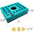 Miniatyrbilde 3 av 6: Tidsspill, Pop Up Brettspill med Formmatching Puslespill for Barn, Lærer Formgjenkjenning & Deduktiv Resonnering, Perfekt Bursdagsgave for Barn Blue