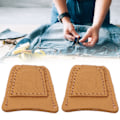 Miniatyrbilde 2 av 5: 2 stk Lær Mynt Tøffel Pute DIY Håndverk Kveg Skinn Fingerbeskyttere for Sy Quilting