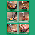 Miniatyrbillede 5 af 8: Mini Boremaskine Træ Jaspis Elektrisk Sliber Boring Polering Skæring Gravering DIY Præcis Mini Elektrisk Boremaskine Sæt 100‑240v EU Stik