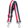 Pikkukuva 1 / 5: Laukun hihnan vaihto, olkahihna, leveä, säädettävä, kankaasta, käsilaukun hihnan vaihto, vyöt Red White and Blue