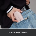 Miniatyrbilde 4 av 7: Logitech M350 Pebble Trådløs Mus med Bluetooth eller 2.4 GHz Mottaker, Stille, Slank Datamus med Stille Klikk Pink