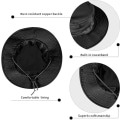 Miniatyrbilde 3 av 6: Solhatter for menn og kvinner bøttehatt UPF 50+ Boonie Hat Foldable UV-beskyttelse Fotturer Strandfiske Sommer Safari desert Mang Pattern