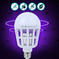 Miniatyrbilde 2 av 5: 2-i-1 LED-myggfelle for husholdning E27 lyspære for kjøkken, supermarked, kontor, dekorasjon 15W 110V