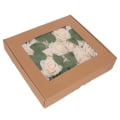 Miniatyrbillede 5 af 6: 25 stk. Kunstige Blomster Realistiske Roser 3 tommer i Diameter 7 tommer Stilk Bløde Falske Roser til Fest Bryllup Dekoration Champagne