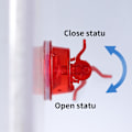 Miniatyrbillede 3 af 7: Vindue Kolibri Foderautomat med Stærke Sugkopper, 16 Oz Kapacitet Myretårn Kolibri Foderautomat Vindue, Observation af Kolibrier Udenfor Vinduet (Rød Red 1 pack