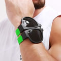 Miniatyrbillede 2 af 6: Foldbare Fleksible Polariserende Armbåndssolbriller til Kvinder Mænd UV Beskyttelse Green