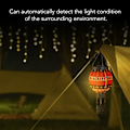 Miniatyrbilde 4 av 6: Utendørs Solcellelys Jul Varmtluftballong Henge Automatisk Solcellelampe for Hage Patio