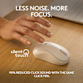 Miniatyrbillede 3 af 7: Logitech M221 Trådløs Bluetooth Mus, Kompakt, Glat Sporing, 18 Måneder Batteri til Windows, macOS, ChromeOS, Linux, Kompatibel med PC, Mac, Bærbare White