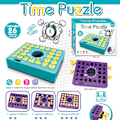 Miniatyrbilde 1 av 7: Tidsspill, Pop Up Brettspill med Formmatching Puslespill for Barn, Lærer Formgjenkjenning & Deduktiv Resonnering, Perfekt Bursdagsgave for Barn Purple