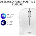 Miniatyrbillede 7 af 7: Logitech M221 Trådløs Bluetooth Mus, Kompakt, Glat Sporing, 18 Måneder Batteri til Windows, macOS, ChromeOS, Linux, Kompatibel med PC, Mac, Bærbare White