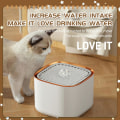 Miniatyrbilde 2 av 9: Katt Vannfontene, Kjæledyrfontene, Smart Vann Dispense, Automatisk Kjæledyr Drikkefontene med Smart Pumpe for Katter, Hunder, Flere Kjæledyr