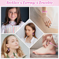 Miniatyrbild 5 av 7: 3500 st. rosa lera pärlor kit för armband tillverkning, polymer heishi pärlor för smycke tillverkning, vänskap armband kit för flickor vuxna, distans pärla Pink
