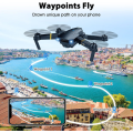 Miniatyrbild 5 av 5: Drönare med vuxenkamera, hopfällbar RC Quadcopter barnleksaker, 1080P HD FPV videodrönare för nybörjare