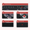 Miniatyrbild 6 av 8: Fighting Box Keyboard för Hitbox Mini Fighting Game Controller för SOCD Arcade Fight Stick för Mixbox Mekanisk Switch-knapp