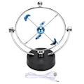 Miniatyrbillede 1 af 6: Perpetual Motion Bordlegetøj Stjerne Måne Planetarisk System Farve USB Batteri Skrivebords Skulptur