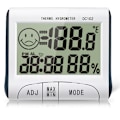 Miniatyrbillede 1 af 6: Digitalt termometer, hygrometer fugtighed til rum, drivhus temperatur - Max/Min rækkevidde - Let at læse LCD-skærm