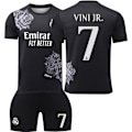 Miniatyrbilde 1 av 2: 24-25 Real Madrid Joint No.7 Vini Barn og Voksen Fotballtreningsdraktsett No.7 Vini 28