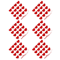 Miniatyrbilde 4 av 5: 96 stk Hjertebanner i Nonwoven Materiale Holdbart Gjenbrukbar Bred Anvendelse Hjertegirlander for Fest Bryllup Jubileum
