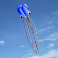 Miniatyrbilde 5 av 5: Kite Pakke 3 Farger Vakker Stor Enkel Flyer Kite for Barn-Programvare Blekksprut-Det er stort! 31 Tommer Bred med Lang Hale 157 Tommer Lang-Perfekt for Beac