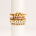 Miniatyrbilde 7 av 7: Armbåndssett for vennskap med gullperler, leireperler, smykke- og armbåndssett for tenåringsjenter, sjarmarmbåndssett med bokstavperlesett for T Multicolour6