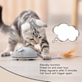Miniatyrbild 2 av 6: USB-laddningsbar Levande Säker Interaktiv Kattmusleksak för Inomhus