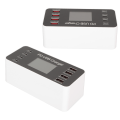 Miniatyrbilde 4 av 5: USB-ladestasjon 65W Hub 8 porter USB A USB C PD Rask Multi-lading Dock Kretsbeskyttelse 100‑240V for telefoner nettbrett EU-plugg