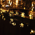Miniatyrbilde 8 av 8: Solcelled Blomststrenglys Utendørs Vanntett 50 LED Feelyssløs Julepynt for Hage Gjerde Patio Hage Juletre, Hjem, Plen, Bryllup White