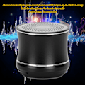 Miniatyrbild 3 av 4: Mini Bluetooth-högtalare IP67 Vattentät Automatisk Anslutning Bärbar Trådlös Högtalare med Basradiator för Duschrum Cykel Bil Black